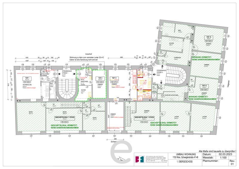 Attraktives Zinshaus im 1150 Wien mit großem Entwicklungspotenzial! - Bild 7