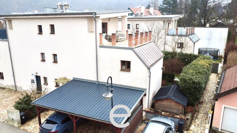 Stylische Doppelhaushälfte mit Dachterrasse, Garten und Doppelcarport in Gaaden - Bild 20