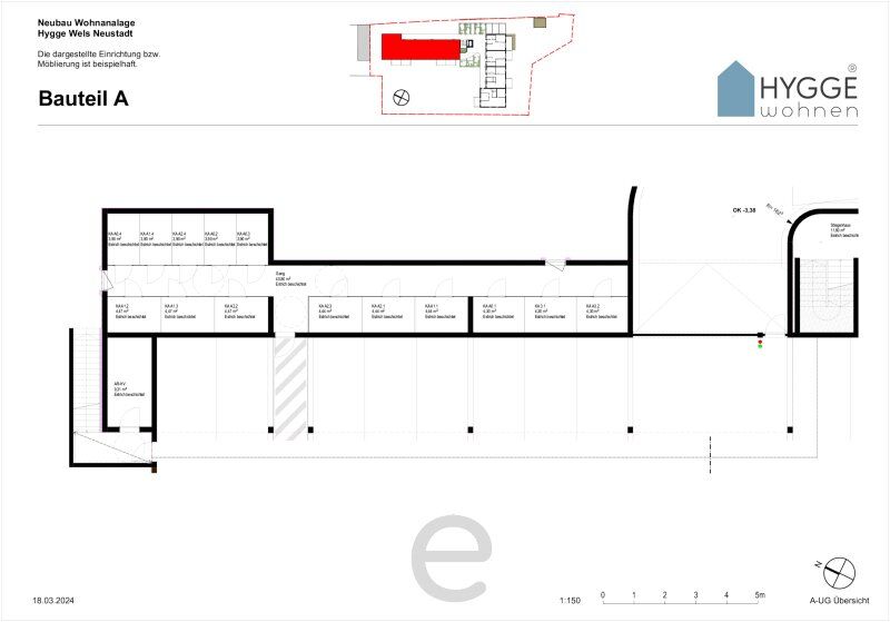 HYGGE Wohnen - 3 Zimmer Wohnung Top A2.1 mit Balkon im 2.OG - Bild 13