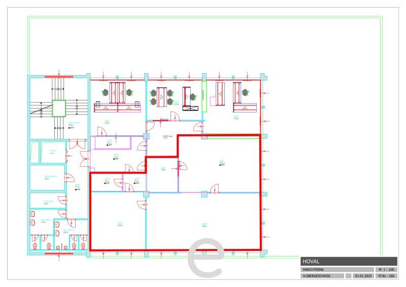 Moderne Büroflächen mit flexiblen Nutzungsmöglichkeiten – Gesamtfläche ca. 713 m² in Marchtrenk zu mieten! - Bild 11